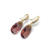 CSJ Big Stone Zultanite Earrings for Women