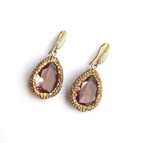 CSJ Big Stone Zultanite Earrings for Women