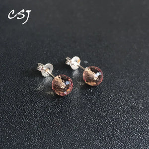CSJ Zultanite Earrings Sterling 925 Silver for Women