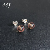 CSJ Zultanite Earrings Sterling 925 Silver for Women