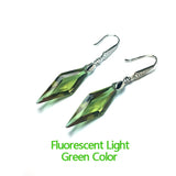 CSJ Zultanite Earrings Sterling Silver Prismatic 15*20mm Sultanite Fine Jewelry