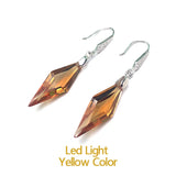 CSJ Zultanite Earrings Sterling Silver Prismatic 15*20mm Sultanite Fine Jewelry