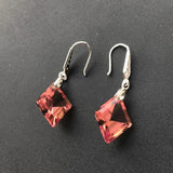 CSJ Zultanite Earrings Sterling Silver Prismatic 15*20mm Sultanite Fine Jewelry