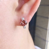 CSJ Zultanite Earring 6.0 MM Sterling Silver Round 925 Wedding Party Gift