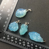CSJ Raw Tourmaline Pendant Gemstone Fine Jewelry Necklace for Women