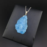 CSJ Raw Tourmaline Pendant Gemstone Fine Jewelry Necklace for Women