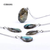 Labradorite Moonstone Sunstone Necklace for Divination