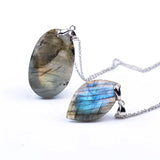 Labradorite Moonstone Sunstone Necklace for Divination