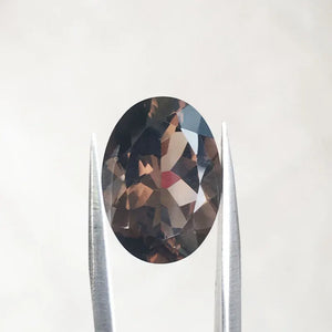 Natural Smoky Quartz Oval Shape Loose Gemstone for Jewelry DIY
