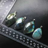 CSJ Labradorite Moonstone Sunstone Necklace