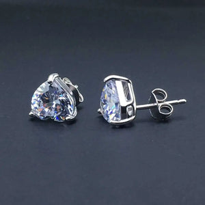 CSJ Sapphire Stud Earring Sterling Silver Zultanite Fine Jewelry Women