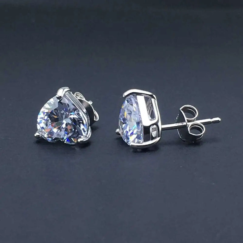 CSJ Sapphire Stud Earring Sterling Silver Zultanite Fine Jewelry Women