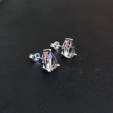 Zultanite Earring Sterling Silver 925 Pear 6*8MM Created Sultanite Jewelry