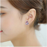 Zultanite Earring Sterling Silver 925 Pear 6*8MM Created Sultanite Jewelry