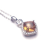 925 Silver Zultanite Pendant 8MM Cushion Cut Change Color Jewelry
