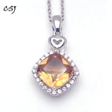 925 Silver Zultanite Pendant 8MM Cushion Cut Change Color Jewelry