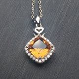 925 Silver Zultanite Pendant 8MM Cushion Cut Change Color Jewelry