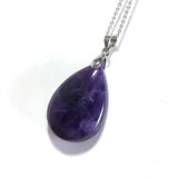 CSJ natural amethyst pendants real gemstone fine jewelry nice birthday party