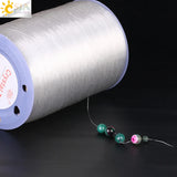CSJA 1000M Elastic Line Transparent Crystal Cord for DIY Jewelry Making