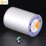 CSJA 1000M Elastic Line Transparent Crystal Cord for DIY Jewelry Making