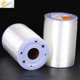 CSJA 1000M Elastic Line Transparent Crystal Cord for DIY Jewelry Making