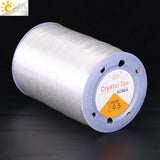CSJA 1000M Elastic Line Transparent Crystal Cord for DIY Jewelry Making