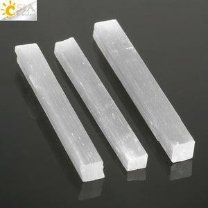 Natural Selenite Crystal Quartz Sticks Wand for Air Cleansing