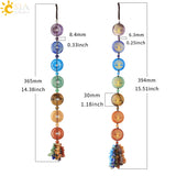 CSJA 7 Chakras Car Hanging Tree of Life Spiritual Reiki Jewelry