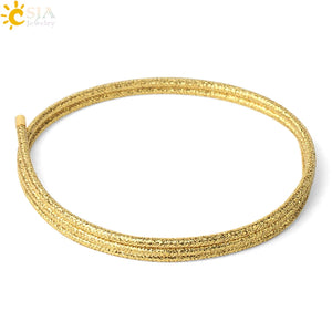 CSJA Magnetic Healing Lucky Rope Wrap Bracelet Multilayer Women Men Jewelry