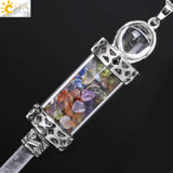 CSJA Clear Quartz Pendulum Natural Stone Pendant