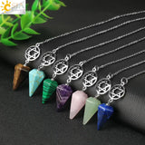 CSJA Divination Pendulum for Dowsing Crystals Amulet G719