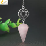 CSJA Divination Pendulum for Dowsing Crystals Amulet G719