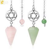 CSJA Divination Pendulum for Dowsing Crystals Amulet G719