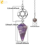 CSJA Divination Pendulum for Dowsing Crystals Amulet G719