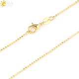CSJA Freshwater Pearl Pendant Tiny Bead Necklace CZ Love Heart Flower Charms