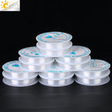 CSJA Elastic Fish Cord Beading Thread for DIY Jewelry F374