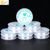 CSJA Elastic Fish Cord Beading Thread for DIY Jewelry F374