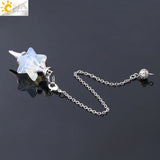 CSJA Merkaba Pendulum - Natural Stone Reiki Crystal