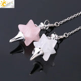 CSJA Merkaba Pendulum - Natural Stone Reiki Crystal