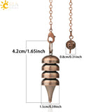 CSJA Metal Pendulum for Biolocation Divination G609