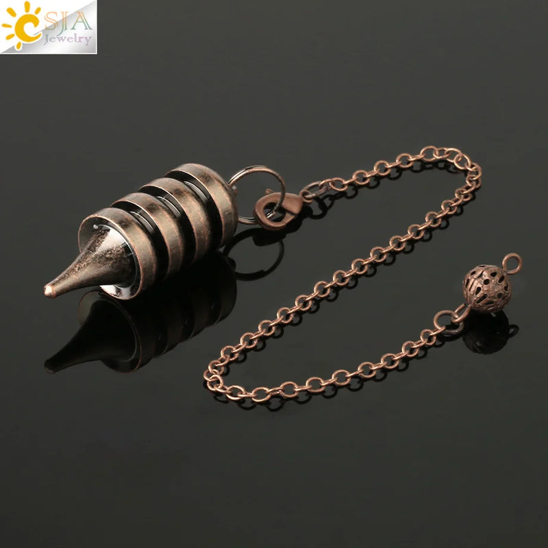 CSJA Metal Pendulum for Biolocation Divination G609