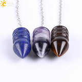 CSJA Lapis Lazuli Pendulum for Dowsing Chakra Healing