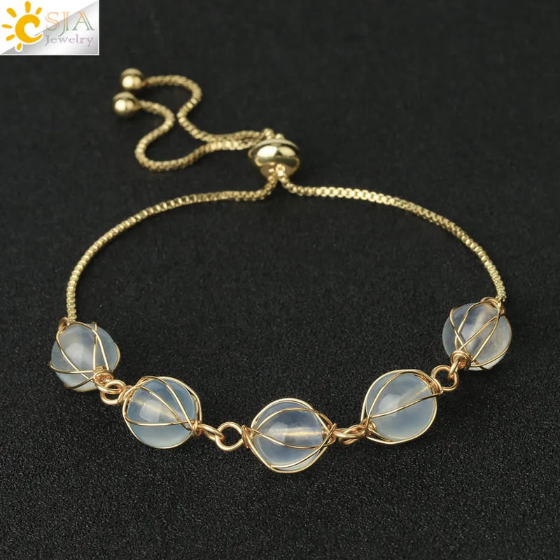 CSJA 7 Chakra Bracelet for Kids Luxe Jewelry G700