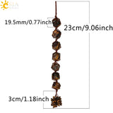 CSJA Crystal Quartz Stone Car Hanging Decoration