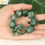 CSJA Crystal Quartz Stone Car Hanging Decoration