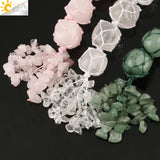 CSJA Crystal Quartz Stone Car Hanging Decoration