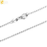 CSJA Flower of Life Pendant Necklace Reiki Amulets Hollow Out Circle Pendants