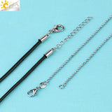 CSJA Stone Healing Pointed Pendant Necklace Crystal Yoga Jewelry G376