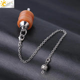 CSJA Natural Stones Pendulum for Dowsing Healing