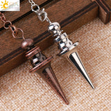 CSJA Radiestesia Pendulum Pendant Dowsing Healing Pyramid H106
